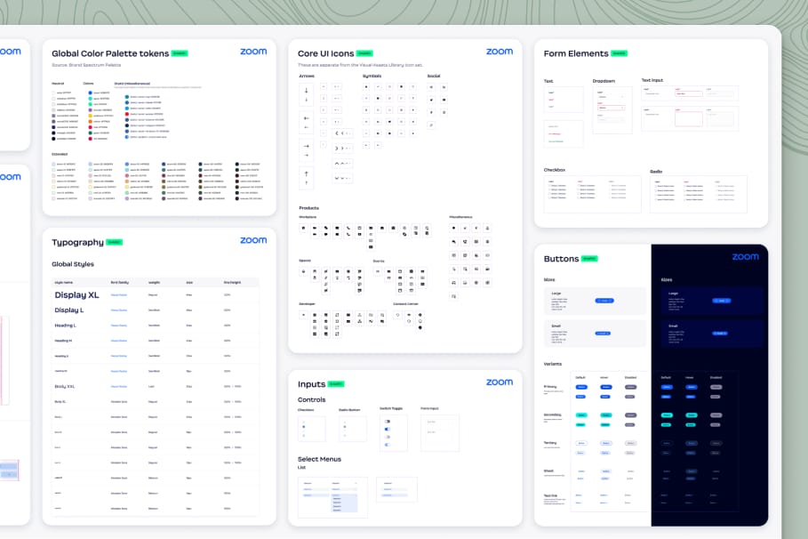 Project visual — Web Design System