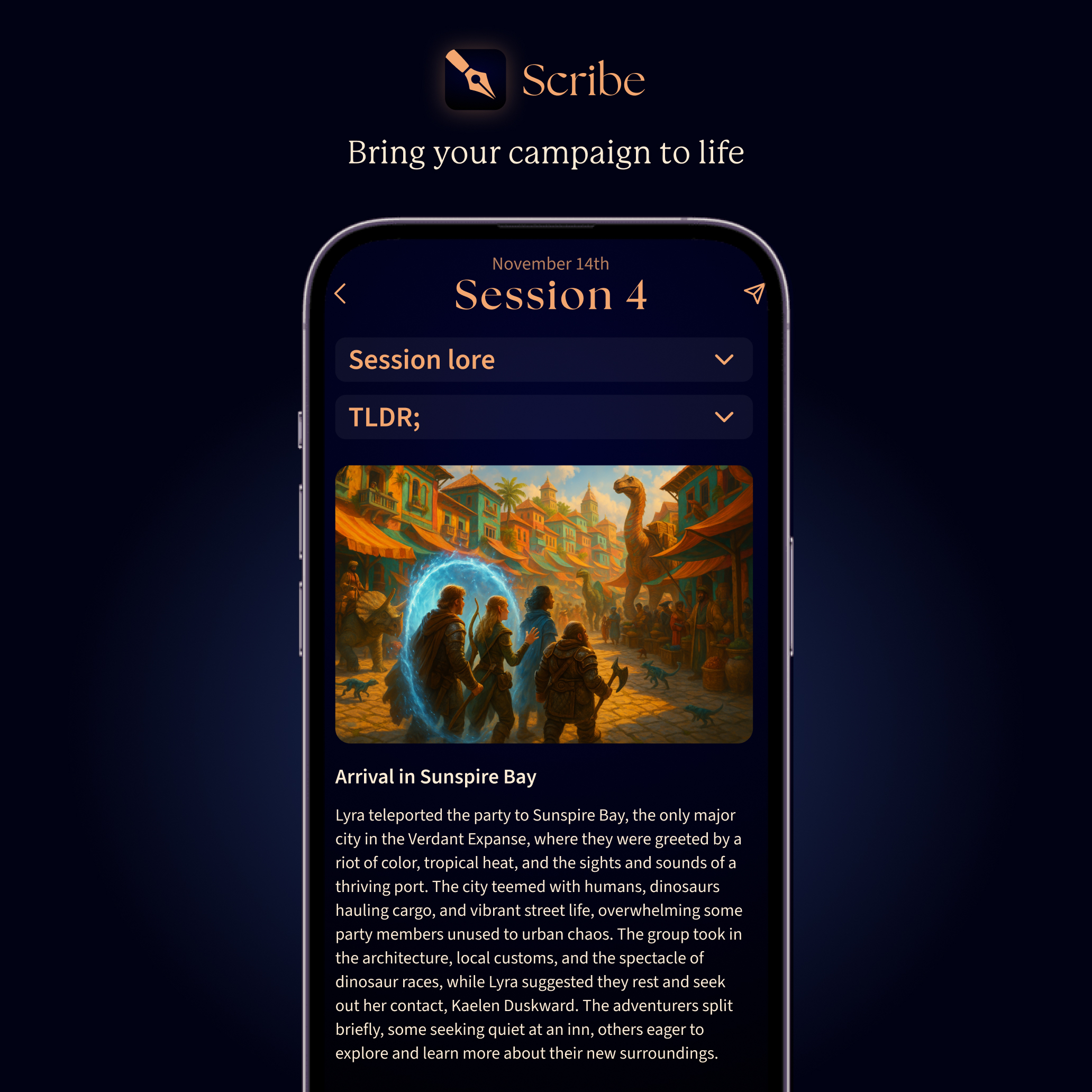 Project visual — Scribe