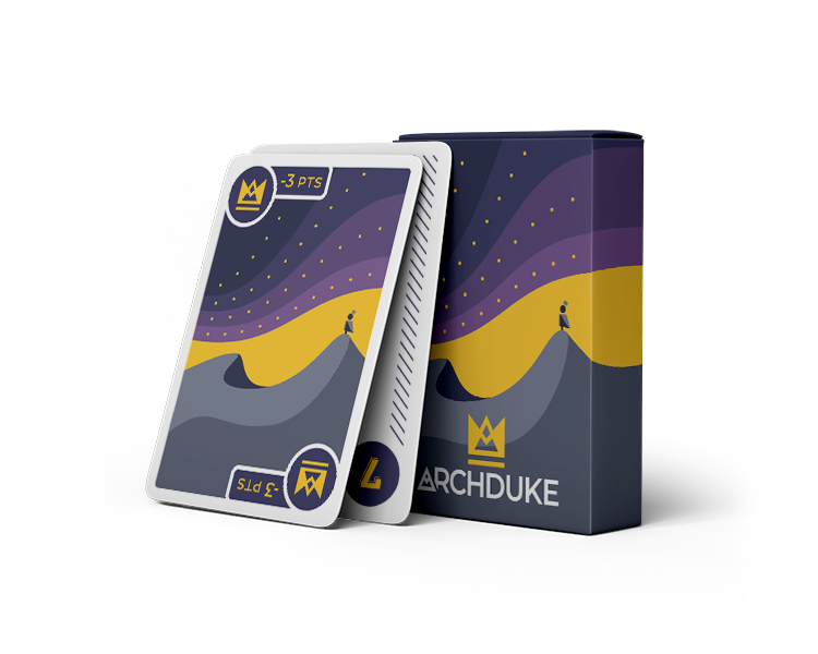 Archduke first edition card and box product shot